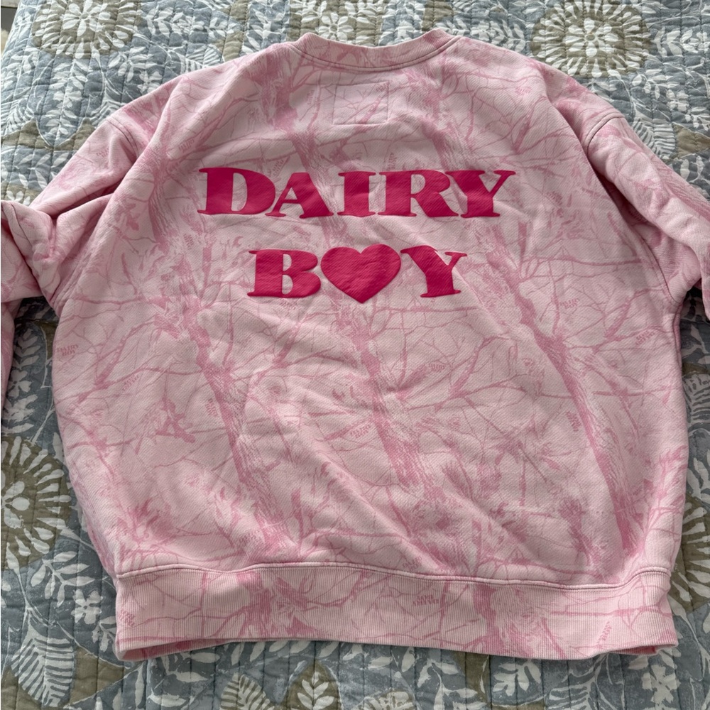 Pink Dairy Boy Sweatshirt